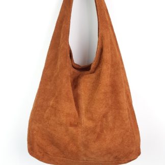 sac bandoulière cuir style sac besace coloris camel grande contenance se porte sur l'épaule style bohème