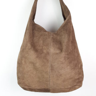 sac en cuir femme vintage forme sac besace en croûte de cuir coloris taupe se porte en bandoulière style bohème